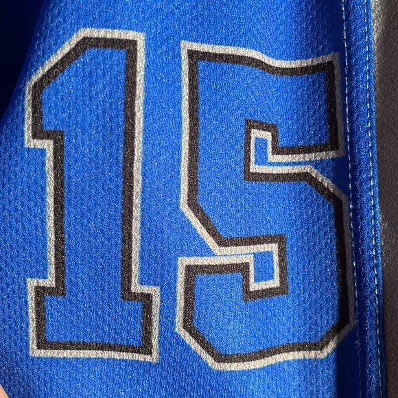 Blue mesh Dynamic team sports shorts elastic drawstring waist size M girls EUC - Picture 3 of 11